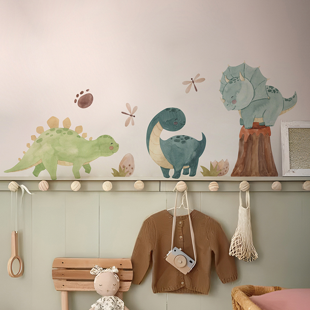 Dinosaur Wall Decals, Dino Alp - Baby Nursery Set Furniture ulasan dan harga