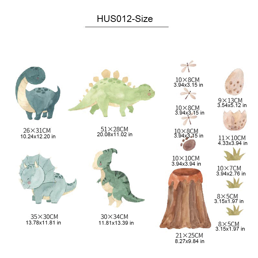 Dinosaur Wall Decals, Dino Alp - Baby Nursery Set Furniture ulasan dan harga