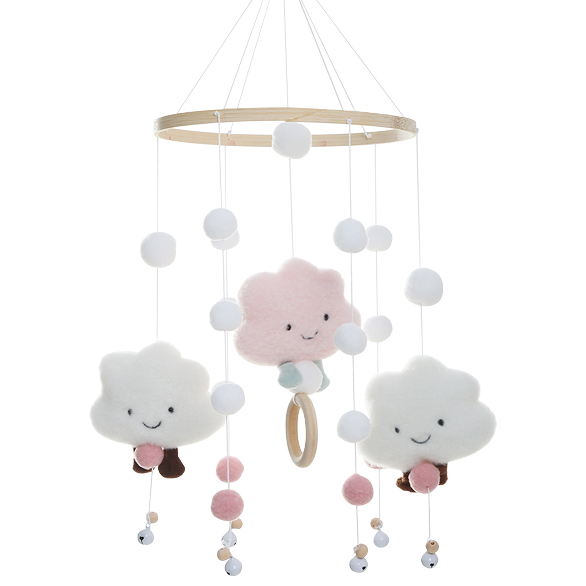 Mobile Wind Chimes with Cloud  - Baby Nursery Mobile ulasan dan harga