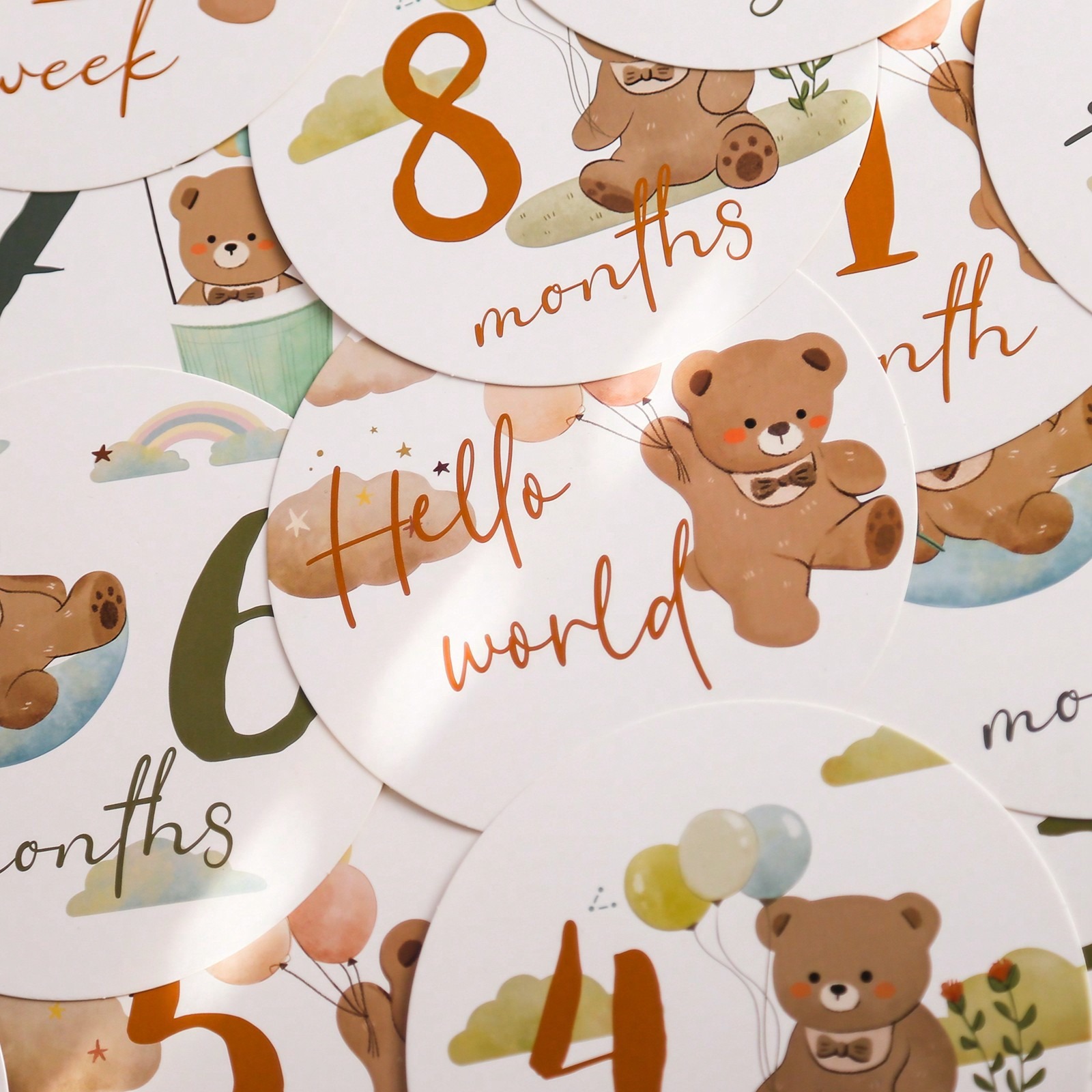 Baby Photo Commemorative Prop  - Milestone Card Set ulasan dan harga