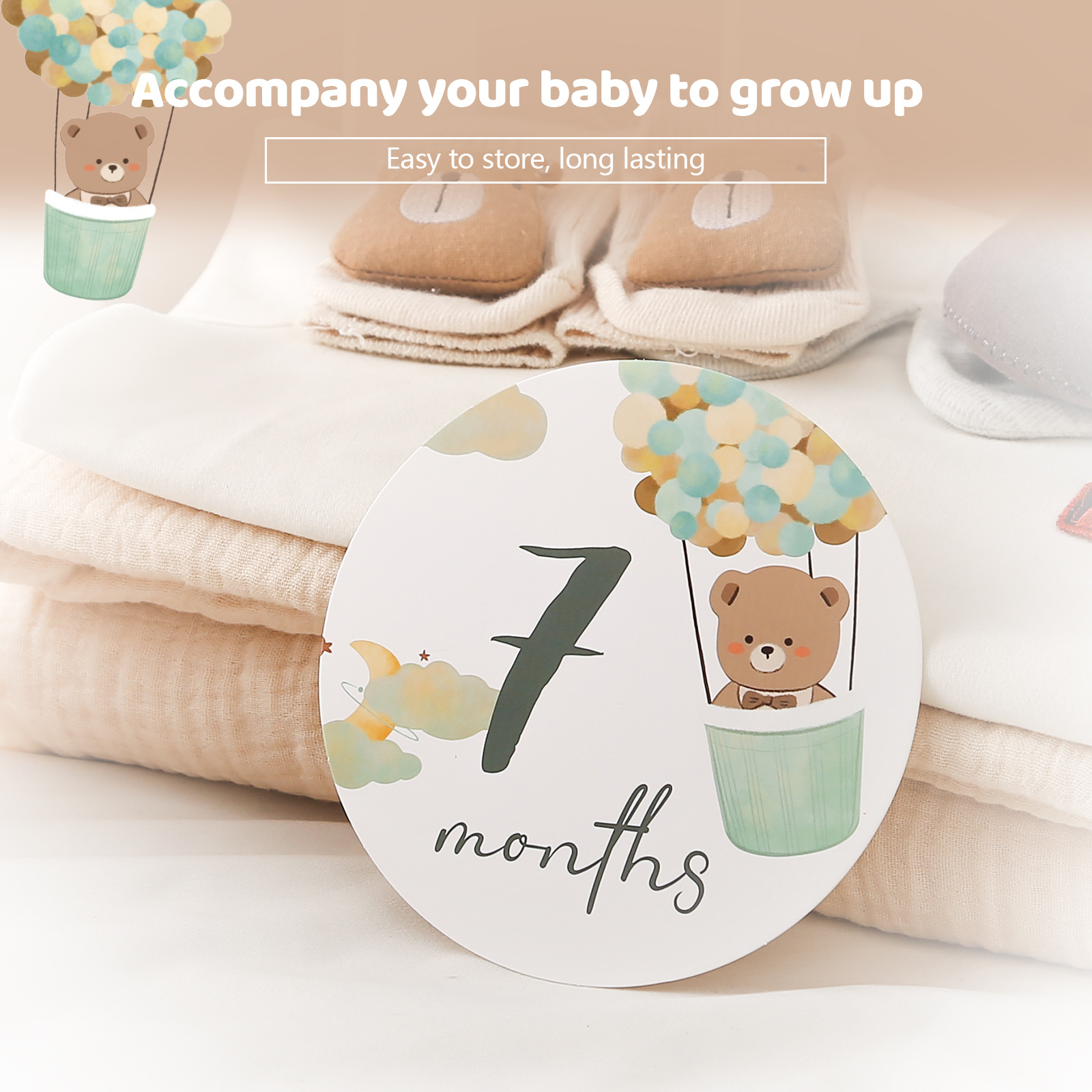 Baby Photo Commemorative Prop  - Milestone Card Set ulasan dan harga