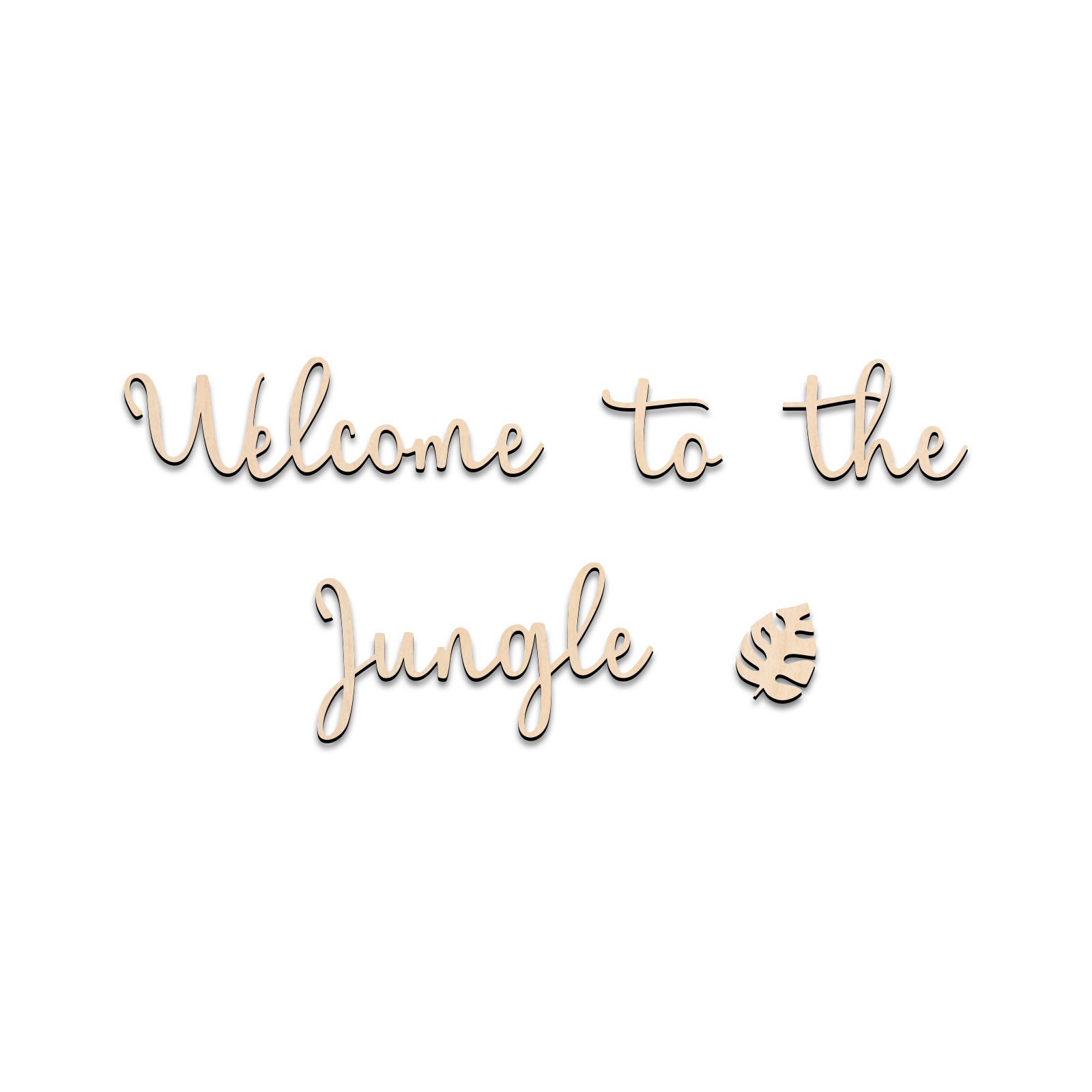 Welcome to the Jungle Wooden S - Baby Nursery Home ulasan dan harga