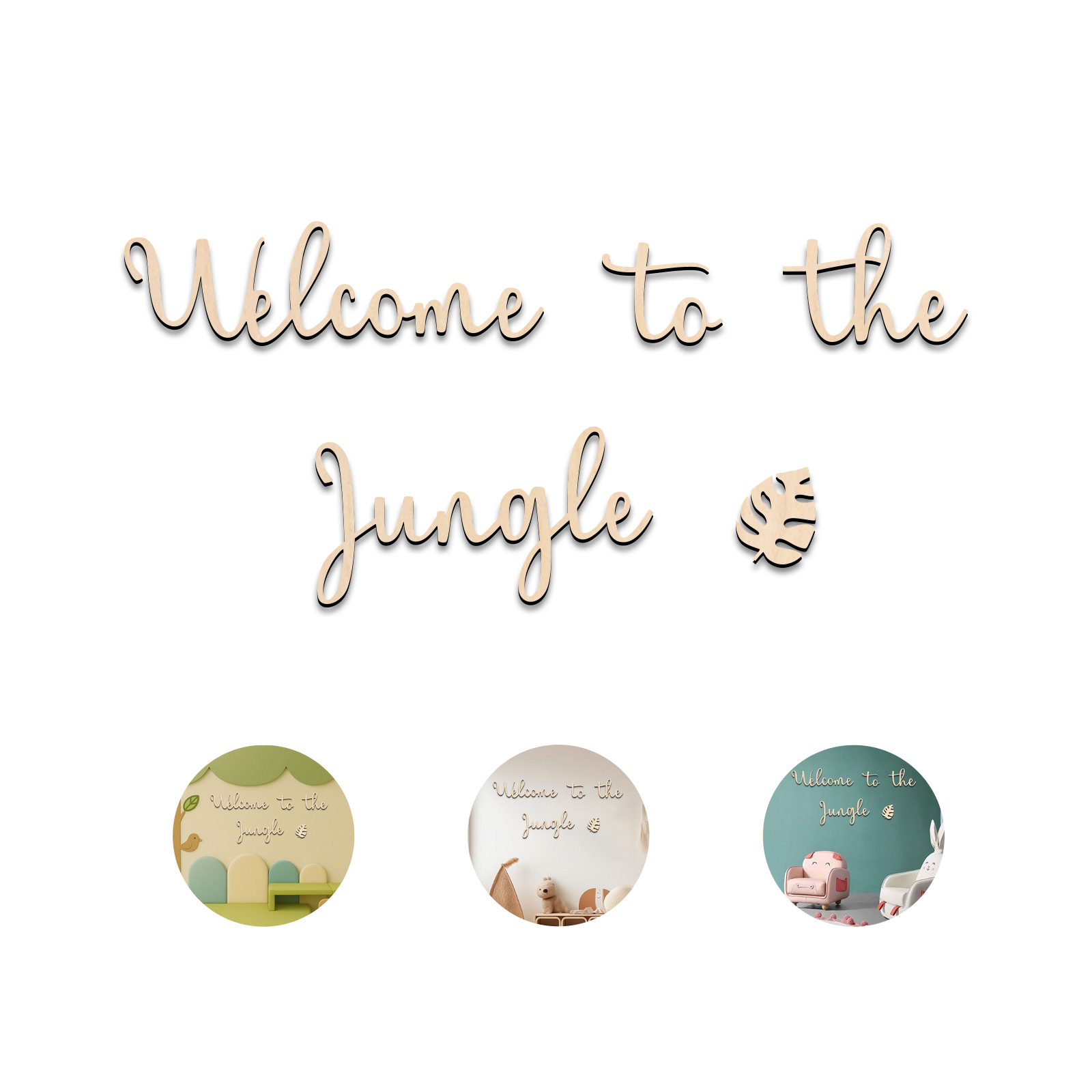 Welcome to the Jungle Wooden S - Baby Nursery Home ulasan dan harga