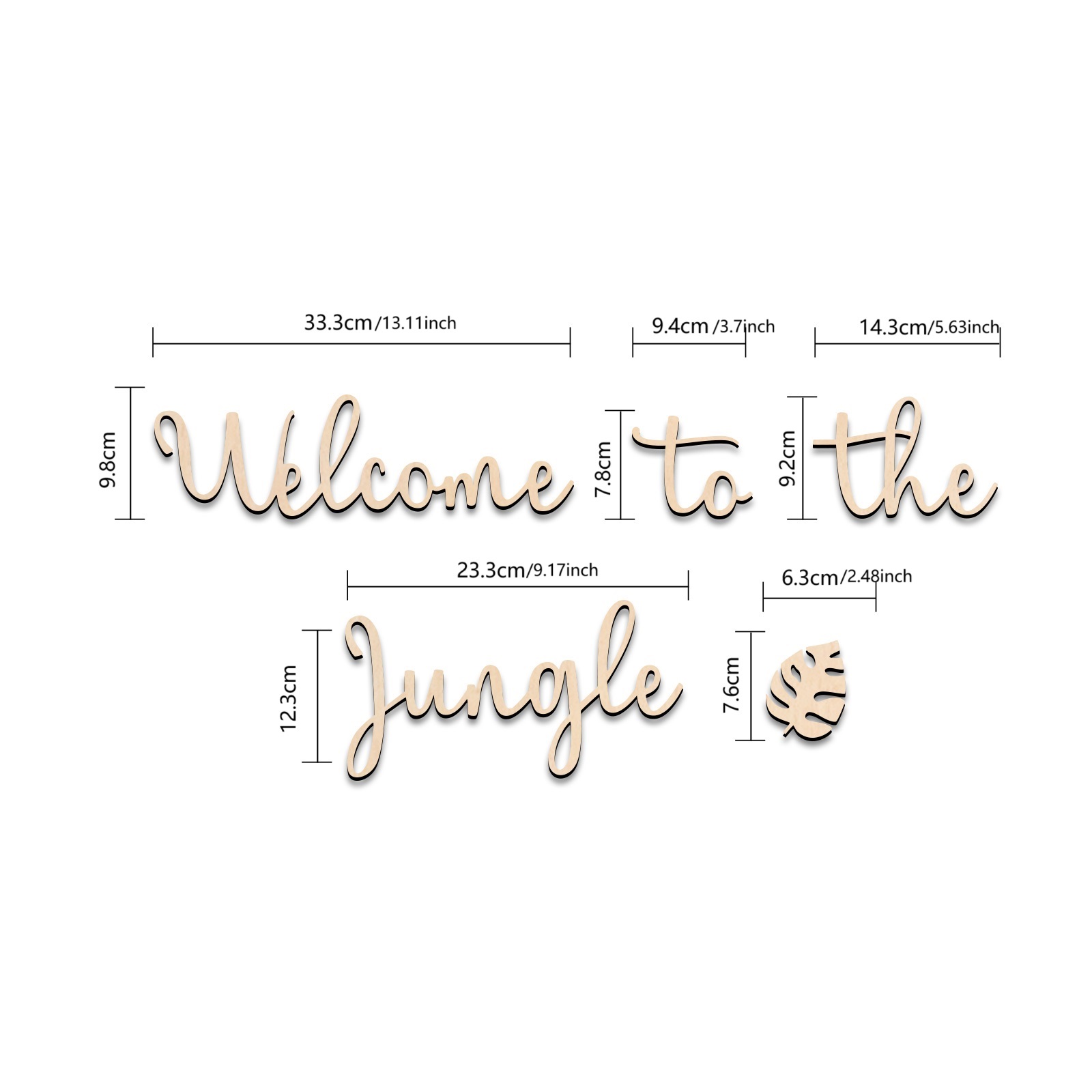 Welcome to the Jungle Wooden S - Baby Nursery Home ulasan dan harga