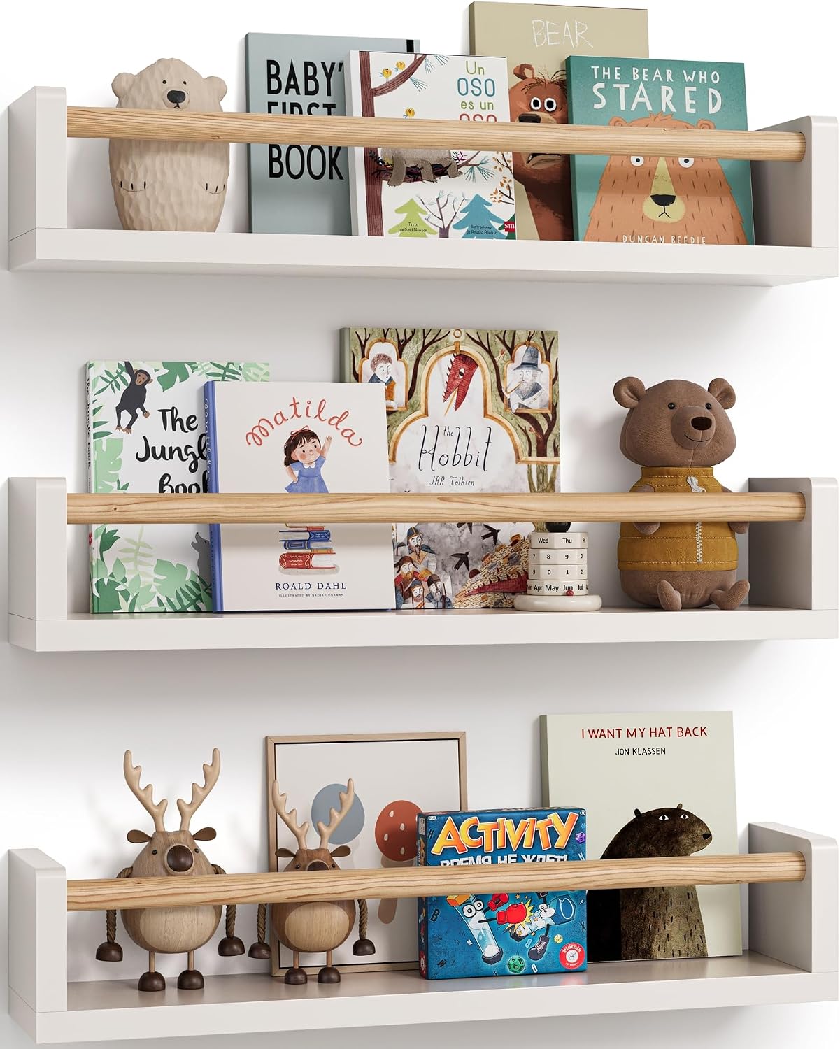 Set of 3 floating nursery book - Baby Nursery Shelves ulasan dan harga