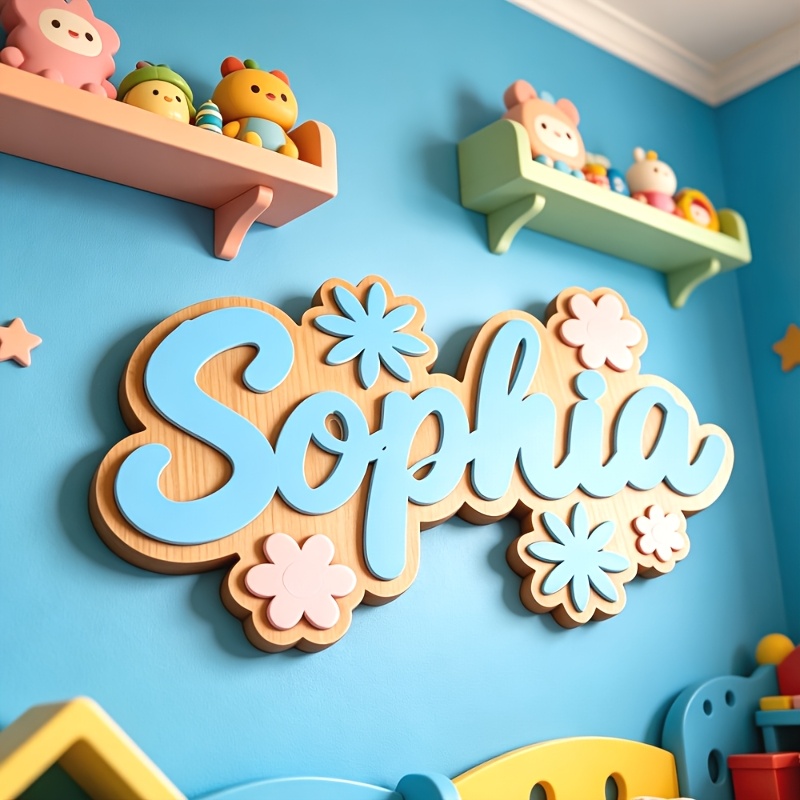 Personalized Floral Themed Nam - Baby Nursery Decorations ulasan dan harga