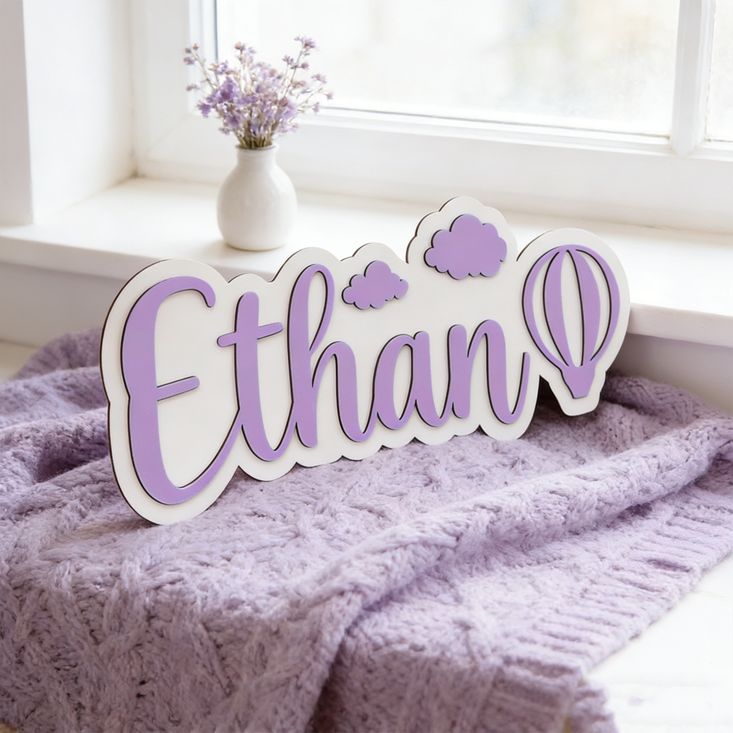 Personalized Hot Air Balloon & - Baby Nursery Decorations ulasan dan harga