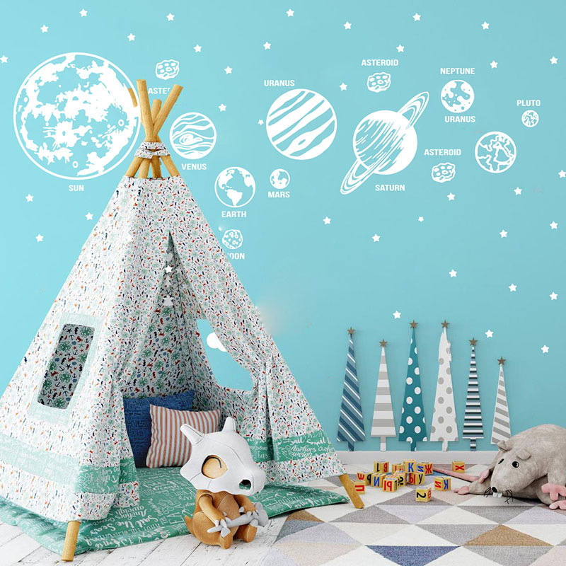 Large Planets Solar System Spa - Baby Nursery Set Furniture ulasan dan harga