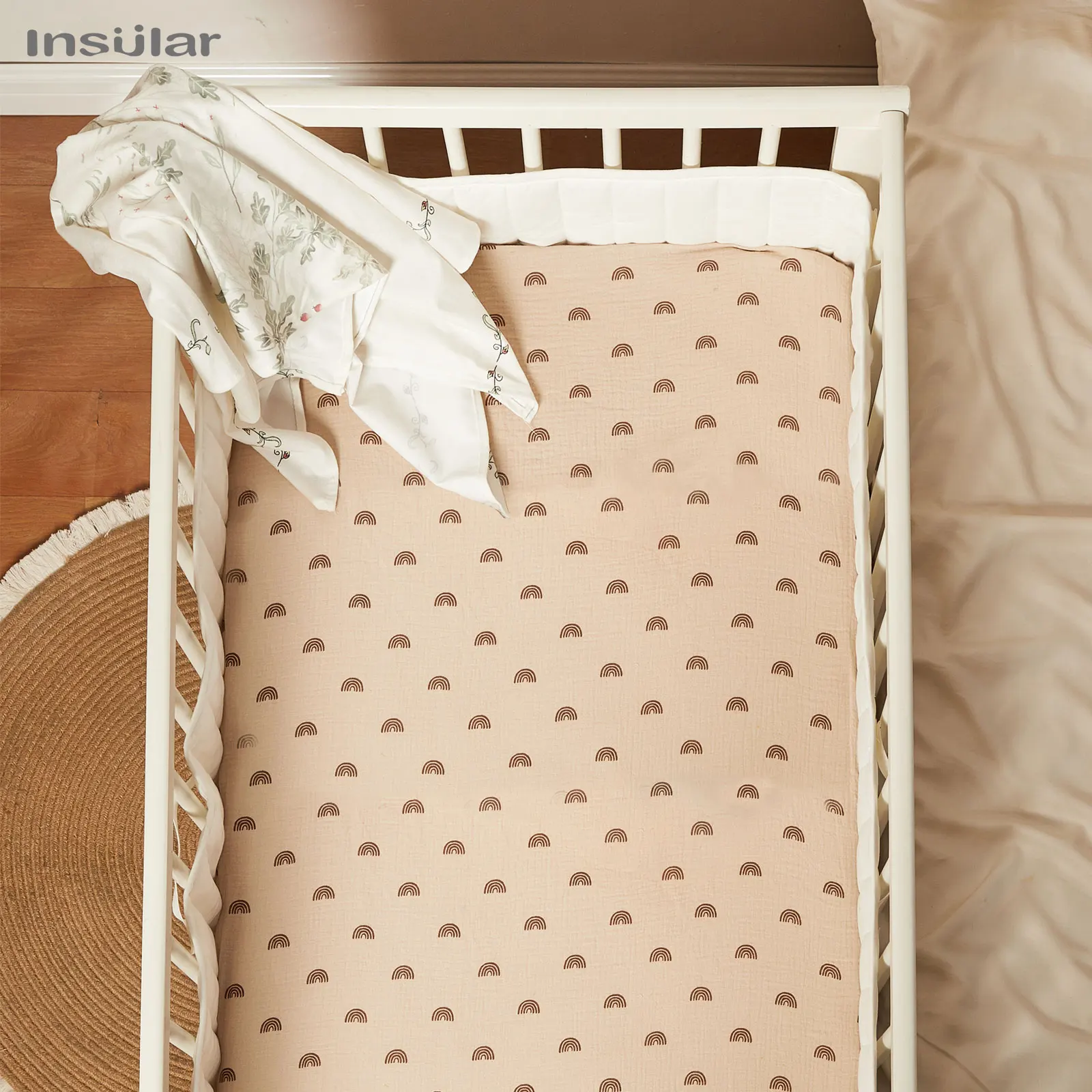 130*70cm Crib Fitted Sheets So - Baby Nursery Sale ulasan dan harga