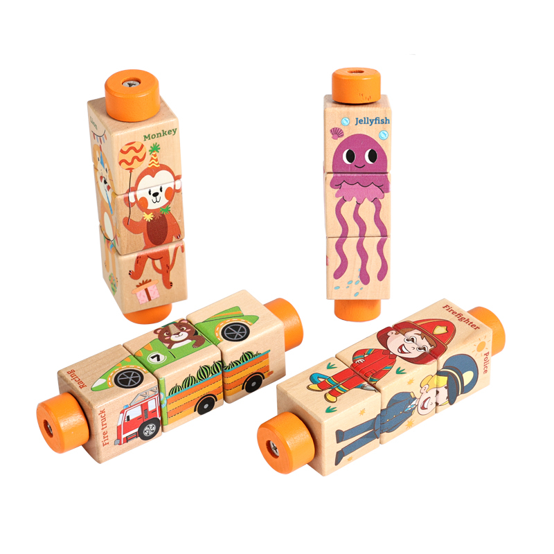 Baby Wooden Rotating Jigsaw Pu - Baby Nursery Mobile ulasan dan harga