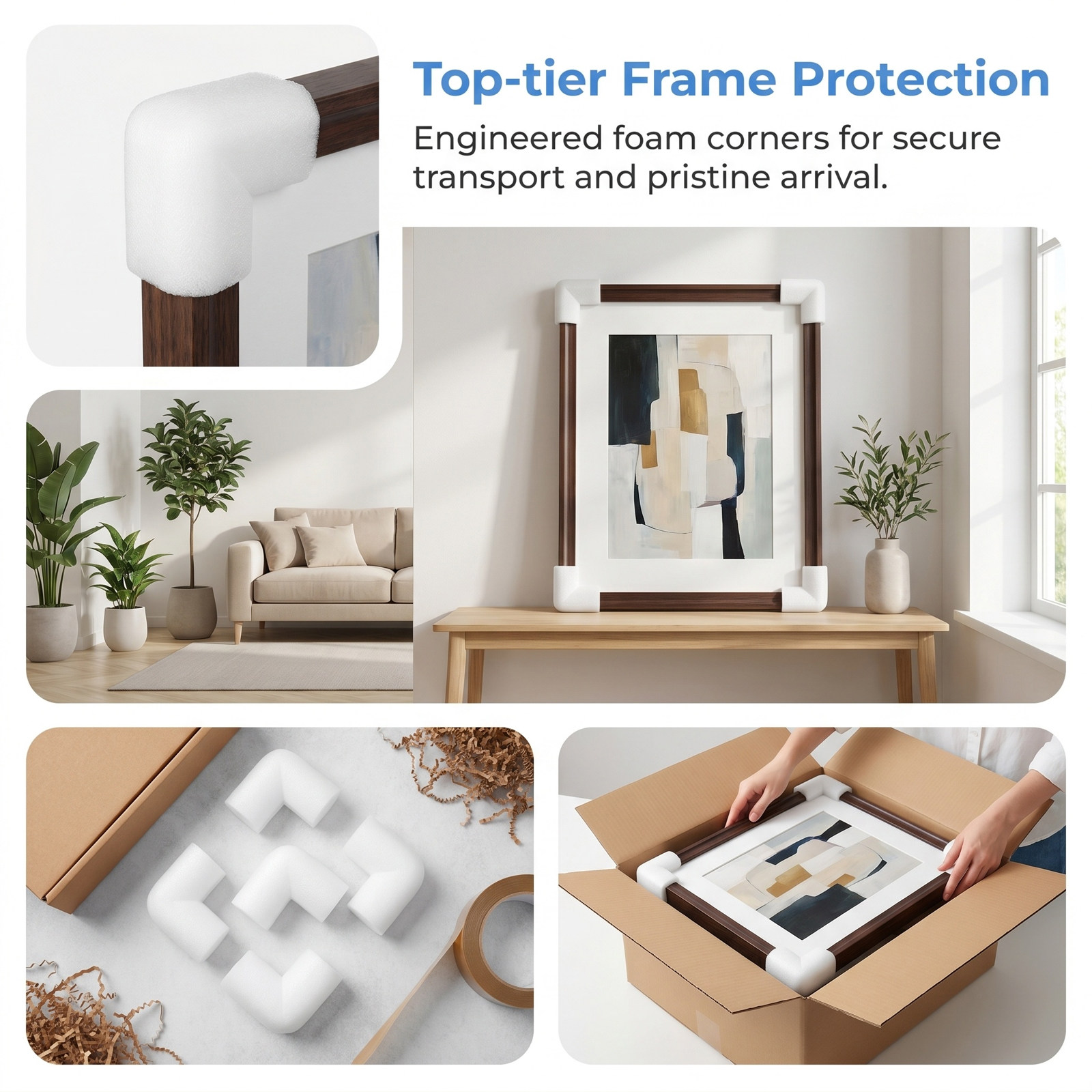 25Pcs Pearl Cotton Foam Corner - Corner Guard Foam ulasan dan harga