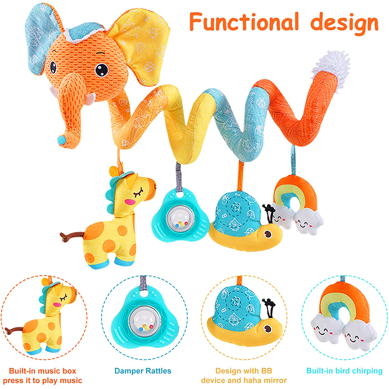Car Seat Toys Infant Color Ele - Baby Nursery Mobile ulasan dan harga