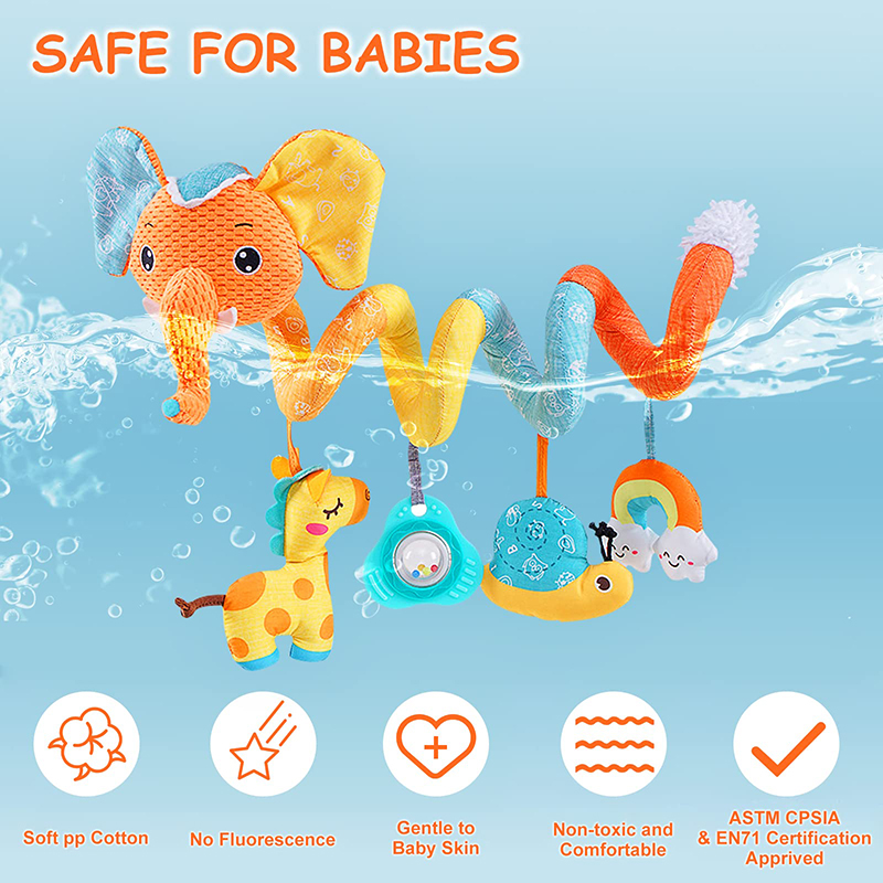 Car Seat Toys Infant Color Ele - Baby Nursery Mobile ulasan dan harga