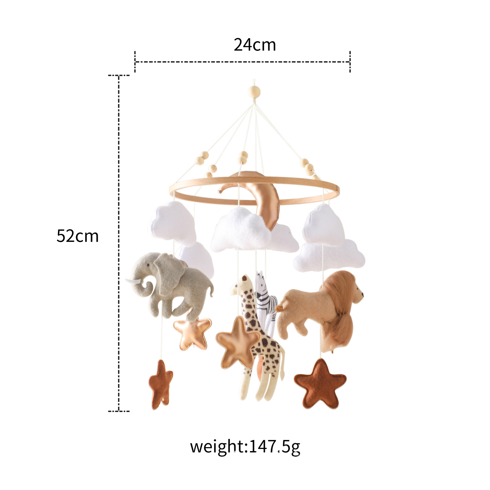 Hot Sale Nordic Handmade Felt  - Baby Nursery Sale ulasan dan harga