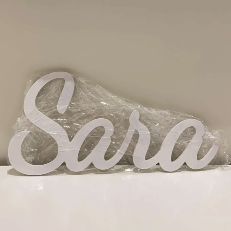 Custom Name Freestanding Sign  - Baby Nursery Shelves ulasan dan harga