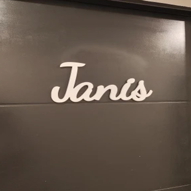 Custom Name Freestanding Sign  - Baby Nursery Shelves ulasan dan harga