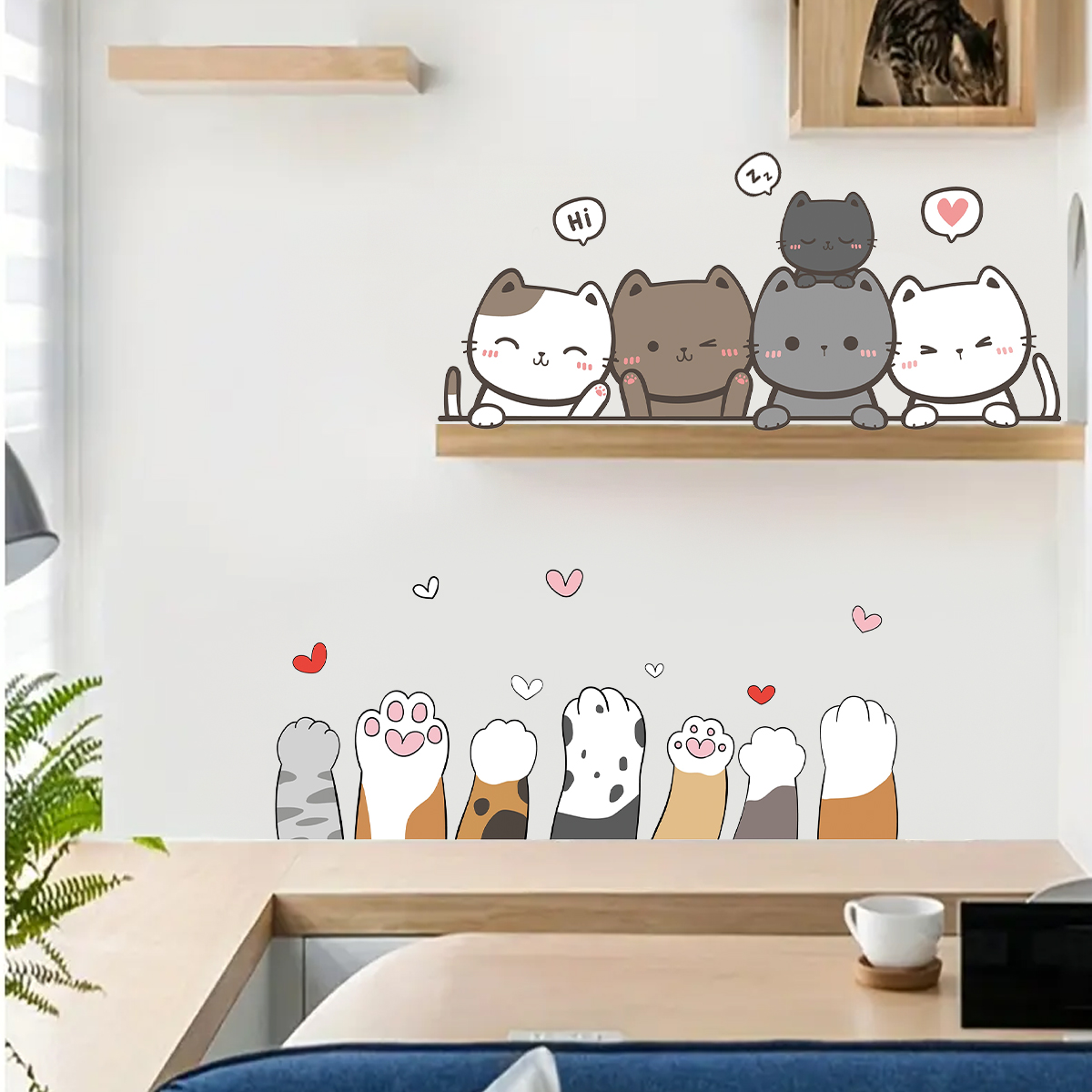 1Pc Cartoon Cute Cat Claw for  - Baby Nursery Set Furniture ulasan dan harga