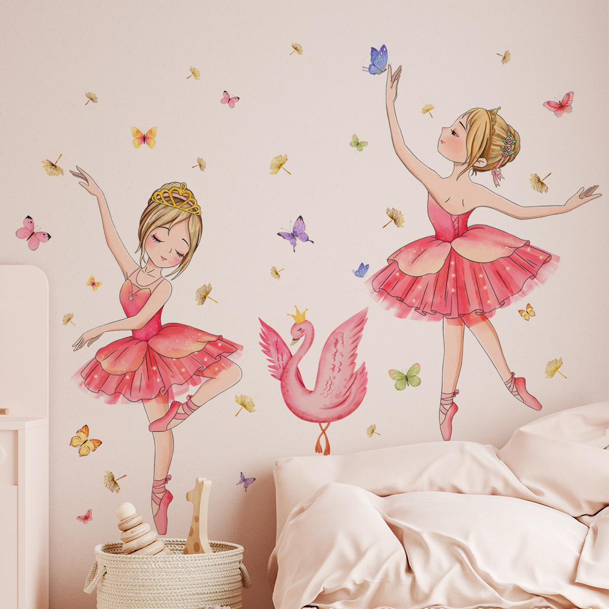 Ballet Girl Vinyl Child Wall S - Baby Nursery Ideas Girl ulasan dan harga
